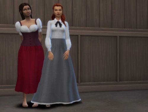 To he fair bodice and skirt set at AngieShade – Intermittent simblr