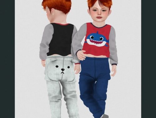TODDLER BEAR JEANS + KIDS VERSION at REDHEADSIMS