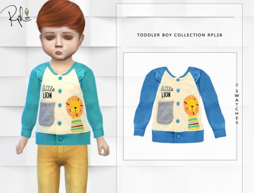 Toddler Boy Collection RPL28 - Cats and Dogs