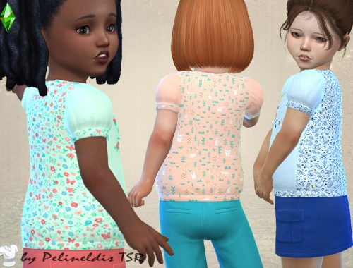 Toddler Girl Summer Blouse