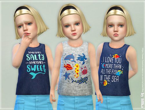 Toddler Girl Tank Top 01