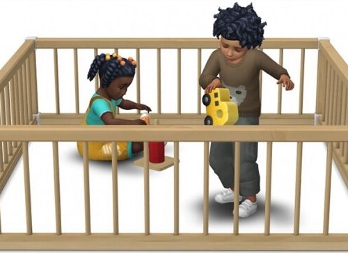 Toddler Playpens by Sandy at Around the Sims 4