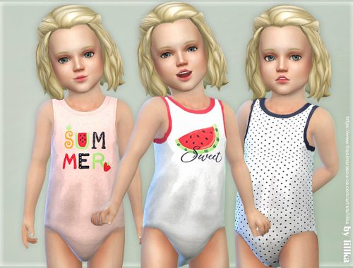 Toddler Sleeveless Bodysuit 02