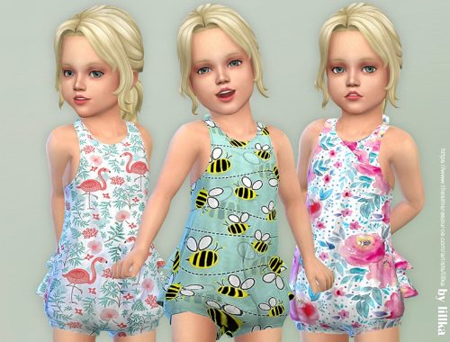Toddler Summer Romper 05