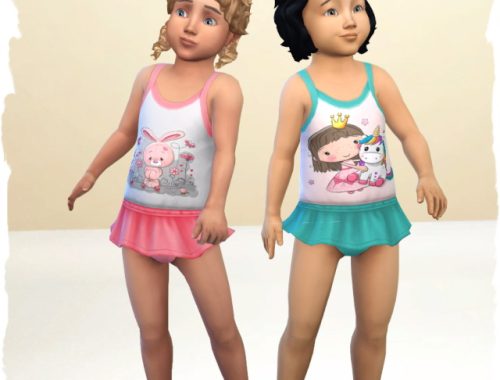 Toddler Swimsuit by Chalipo at All 4 Sims