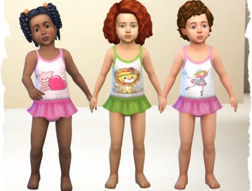 Toddler Swimsuit by Chalipo at All 4 Sims
