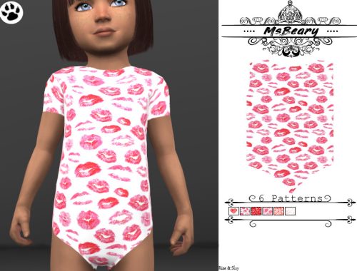 Toddler's Valentines Onesies