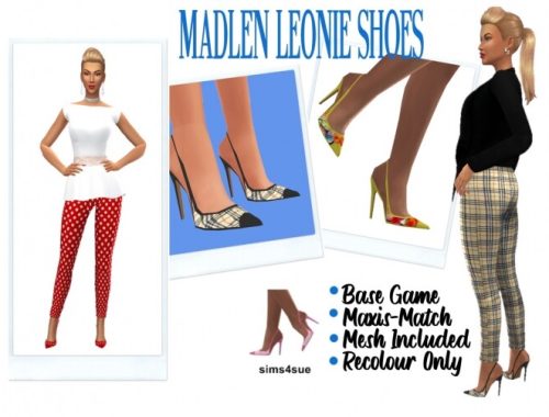 TOE-NAIL POLISH + MADLEN’S LEONIE SHOES at Sims4Sue