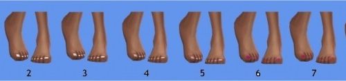 TOE-NAIL POLISH + MADLEN’S LEONIE SHOES at Sims4Sue