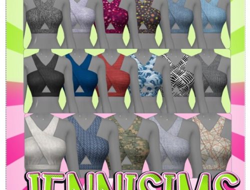 TOP Cross Strap at Jenni Sims