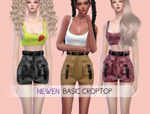 Top, shorts and dress at NEWEN