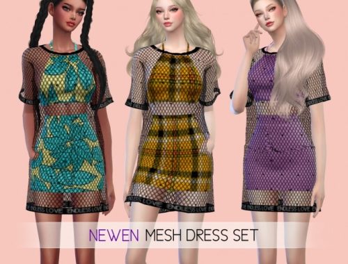 Top, shorts and dress at NEWEN