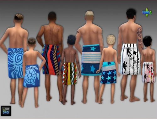 Towel wraps for men and boys by Mabra at Arte Della Vita