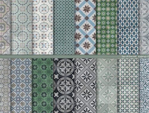 Traditional Cement Tiles at Alexpilgrim