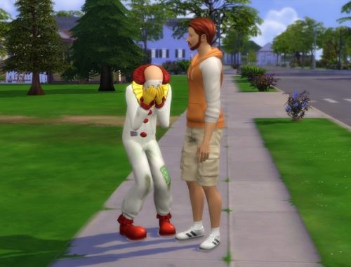 Tragic Clown Redux by Brainstrip at Mod The Sims