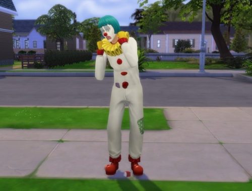 Tragic Clown Redux by Brainstrip at Mod The Sims