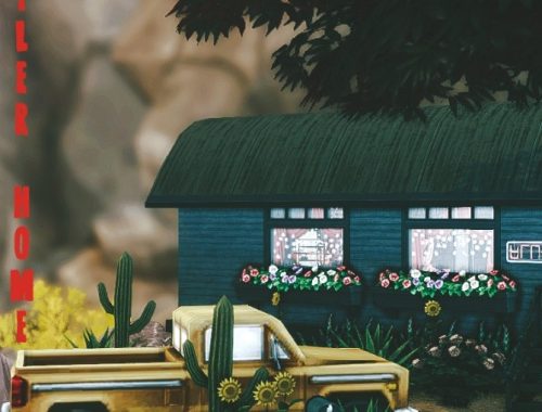 Trailer home at Helga Tisha