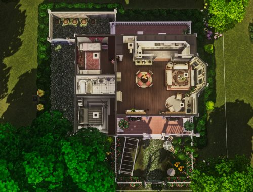 Treeside House (Base Game) - No CC -