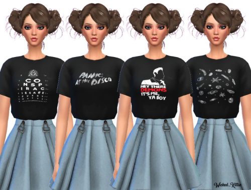 Trendy Cropped Tees - Mesh Needed