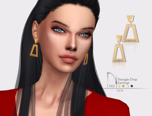 Triangle Drop Earrings
