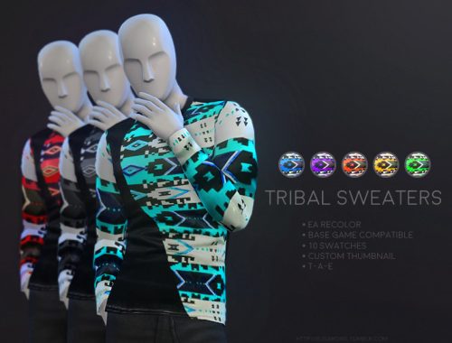 Tribal sweaters