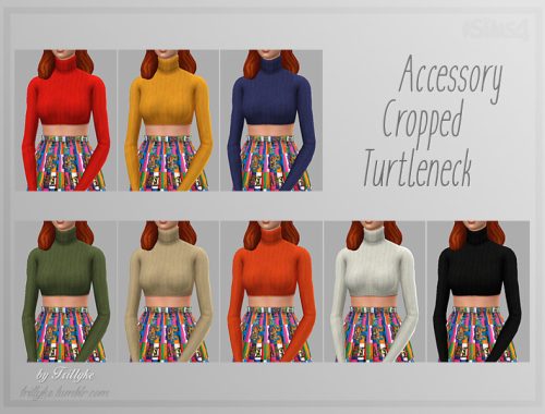 Trillyke - Accessory Cropped Turtleneck
