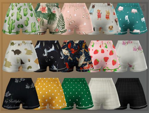 Trillyke - Dreams Come True Pajama Shorts