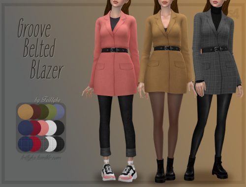 Trillyke - Groove Belted Blazer