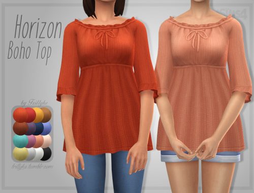 Trillyke - Horizon Boho Top