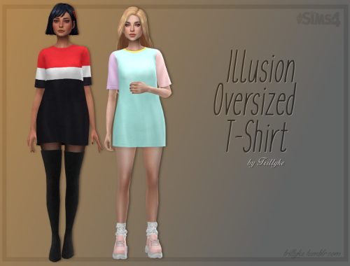 Trillyke - Illusion Oversized T-Shirt