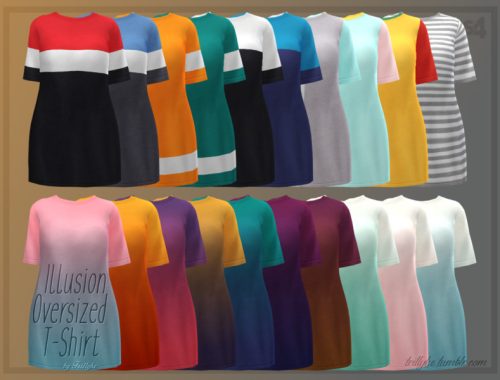 Trillyke - Illusion Oversized T-Shirt