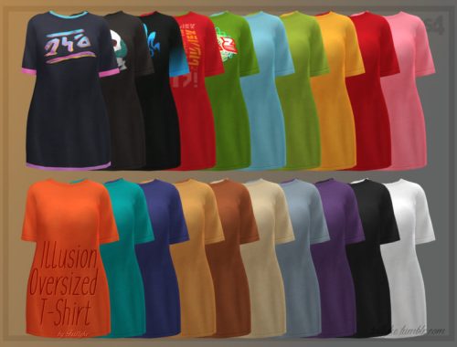 Trillyke - Illusion Oversized T-Shirt