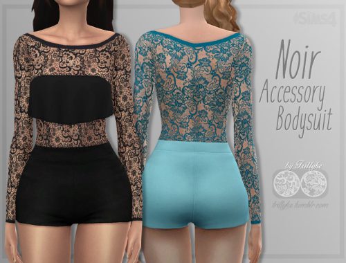 Trillyke - Noir Accessory Bodysuit