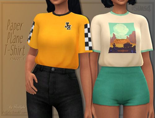 Trillyke - Paper Plane T-Shirt (Part 1)