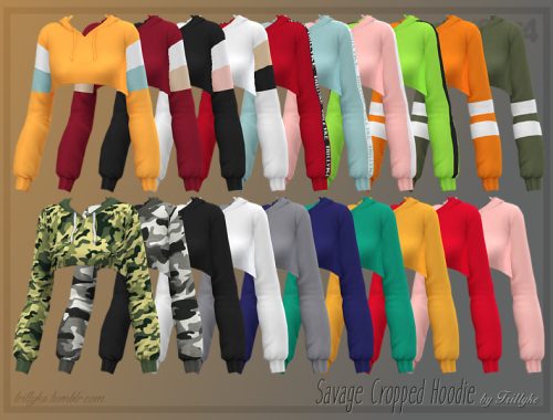 Trillyke - Savage Cropped Hoodie