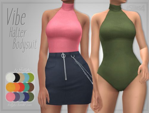 Trillyke - Vibe Halter Bodysuit