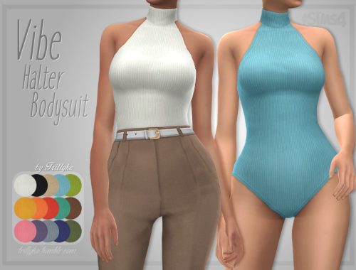 Trillyke - Vibe Halter Bodysuit