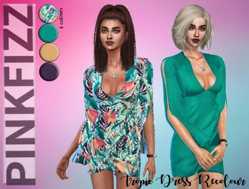 Tropic Dress Recolour - Mesh Needed