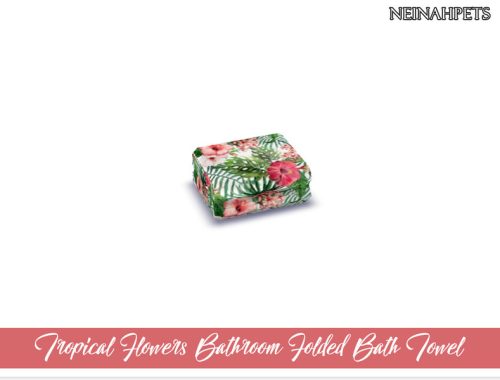 Tropical Flowers Bathroom Accessories
