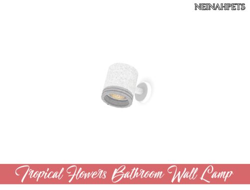 Tropical Flowers Bathroom