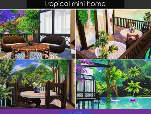Tropical Mini Home by Praline at Cross Design