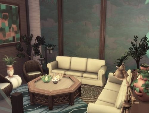 Tropical Modern Villa CC Free at GravySims