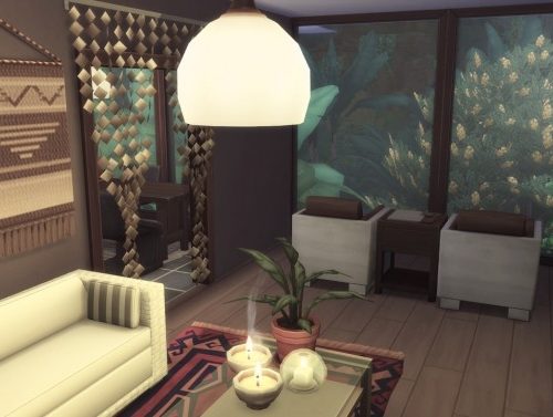 Tropical Modern Villa CC Free at GravySims