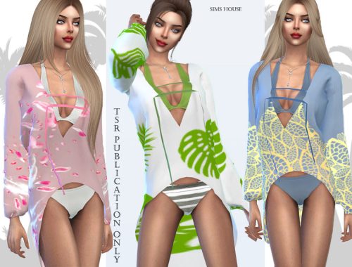 Tropics beach tunic