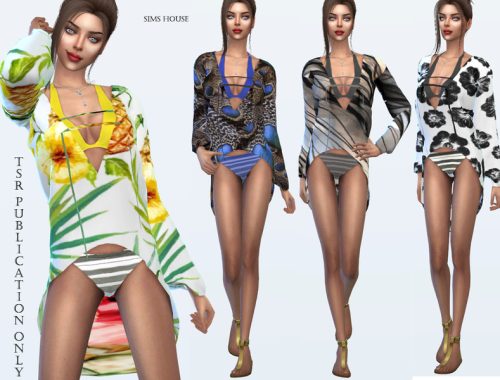 Tropics beach tunic