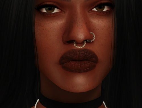 Trouble piercing set at Praline Sims