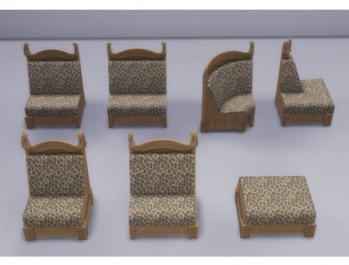 TS3 >TS4 Functional Sectional Island Sunset Sofa Plus Table by Menaceman44 at Mod The Sims
