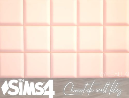 [TS4] Chocolate wall tiles