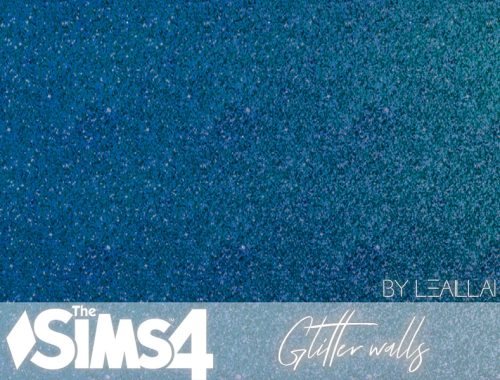 [TS4] Glitter walls