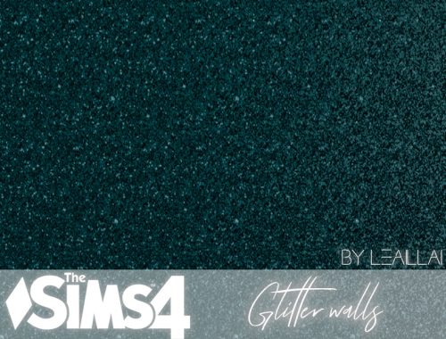 [TS4] Glitter walls